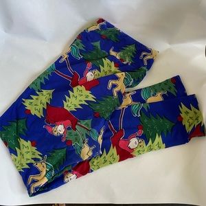 LuLaRoe Santa Claus Christmas leggings!